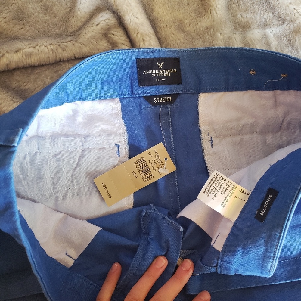 American eagle blue shorts